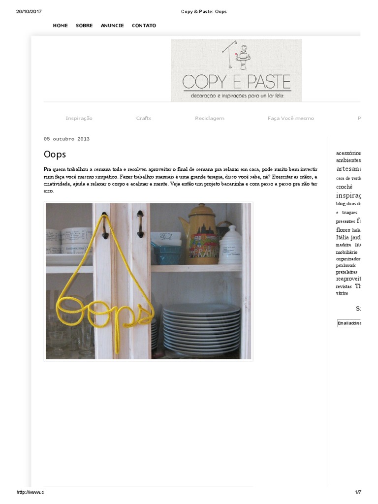 Copy & Paste - Oops Tricotin | PDF
