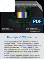 CCD cameras in astronomy: A concise history