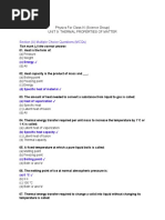 MCQs Physics Chap 6-9