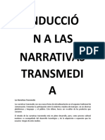 Inducción A Las Narrativas Transmedia