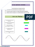 Marca Las Opciones Correctas: Unir Con Flechas