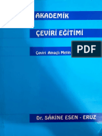 8-Akademik Çeviri Eğitimi