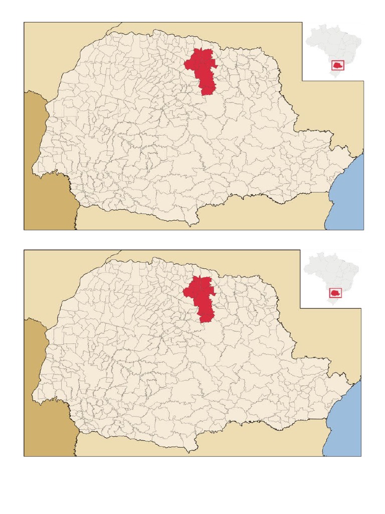 Mapa Do Parana | PDF