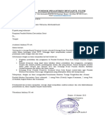 Surat Permohonan Pengabdian Ke PP Darussalam