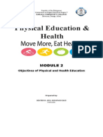 Physical and Health Education Objectives