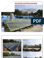 Solar Water Heater System in Canteens
