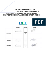 Protocolo Sanitario para La Prevención y Control Del Covid-19 - Modelo