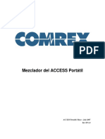 ACCESS Mixer Manual Spanish