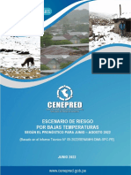 Escenario de Riesgo Bajas Temperaturas Jja 2022 PDF