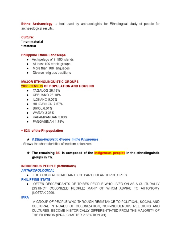 Indigenous Peoples of the Philippines | PDF | Philippines | Ethnic Groups