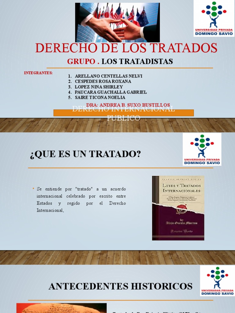 .. Derecho de Los Tratados | PDF | Tratado | Convenio europeo de ...