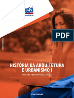 HISTÓRIA DA ARQUITETURA E URBANISMO I