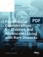 Psychosocial Considerations For Children and Adolescents Living With Rare Diseases