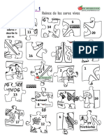 Puzzle Tematico 1 Reino de Lo Seres Vivos