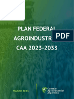 Plan Federal Agroindustrial 2023 2033