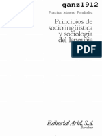 MORENO FERNÁNDEZ, F. - Principios de Sociolingüística y Sociología Del Lenguaje (OCR) (Por Ganz1912)