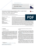 Assessment of Wind Energy Potential in Chile