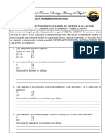 Encuesta de Percepción de Gestión