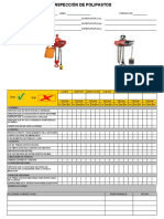 Checlist de Polipastos