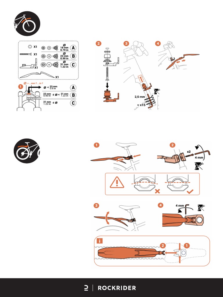 Mudguard Kit Instructions | PDF