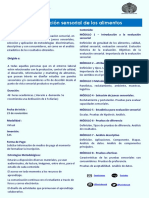 Evaluación Sensorial de Los Alimentos - Cohorte 2