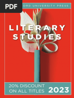 SUP 2023 Literary Studies Catalog