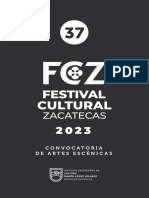 37 Festival Cultural (Zacatecas)