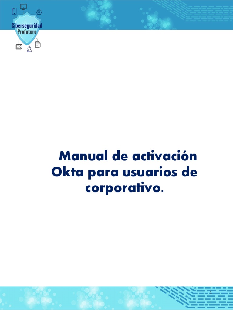 Guía Activación Okta Usuarios Corporativos | PDF | Contraseña | La ...