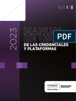 Manual de Uso de Las Credenciales y Plataformas 2023