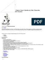 Estereomicroscópio Com Câmera Cmos Colorida, Via Tubo Trinocular SQZDS4TRI 140CMOS10.0 Tecnival