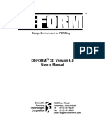 DEFORM-3D v6.0 User's Manual