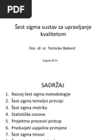 Šest Sigma Sustav Za Upravljanje Kvalitetom