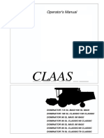 Claas Dominator 98 SL Manual Part1