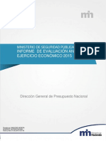 Informe - Ejecucion - Anual - Ministerio Seguridad Pública 2015
