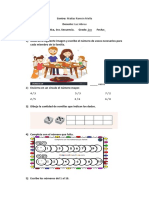 1 Evaluacion de Matematica de 1ro