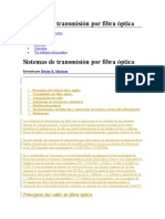 Sistemas de Transmisión Por Fibra Óptica