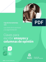 Claves para Escribir Ensayos y Columnas de Opinion