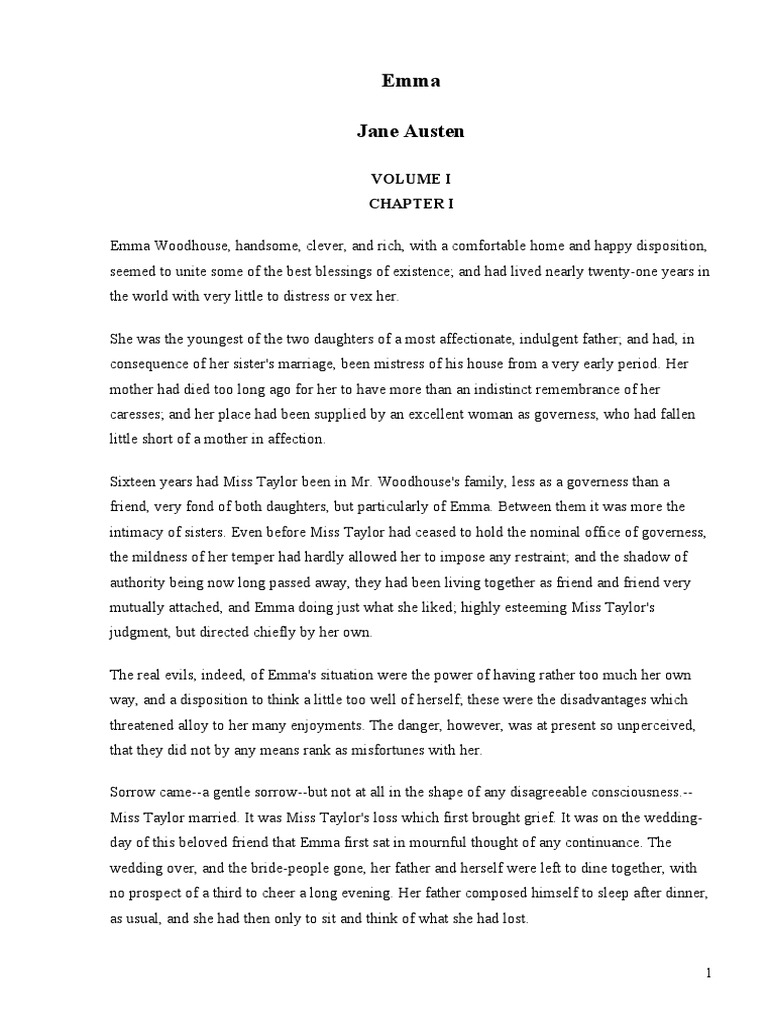 Emma Jane Austen PDF Emma (Novel)