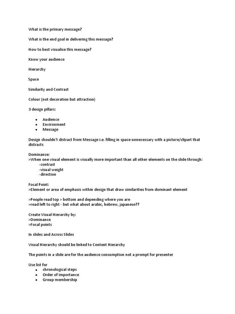 Presentation Notes | PDF