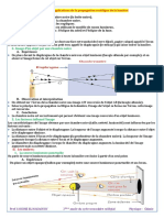 Applications de La Propagation Rectiligne de La Lumiere Cours 2