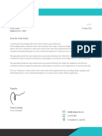 Light Blue Clean Neat Business Letterhead