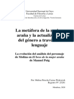 La Metáfora de La Mujer Araña y La Actualización Del Género A Través Del Lenguaje