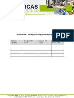 Seguimiento Objetivos Proyecto Practica