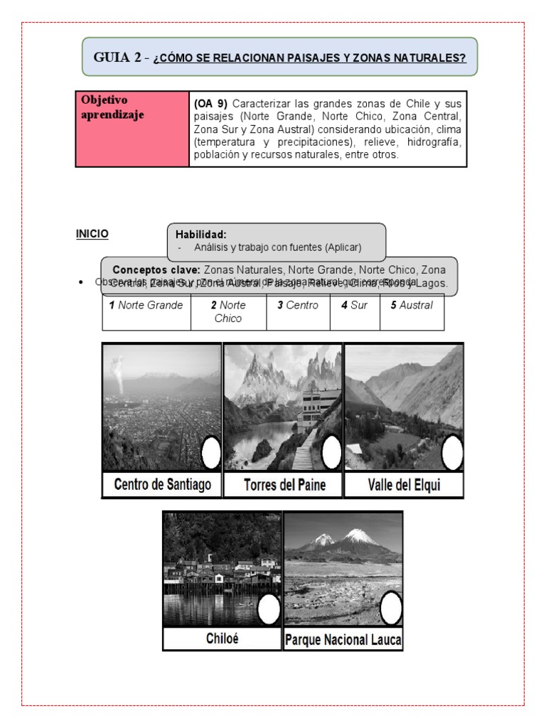 Zonas y Paisajes de Chile | PDF | Paisaje | Chile