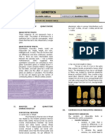Genetics of Quantitative Inheritance