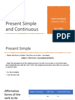 1.1 Present Simple and Present Continuous Final