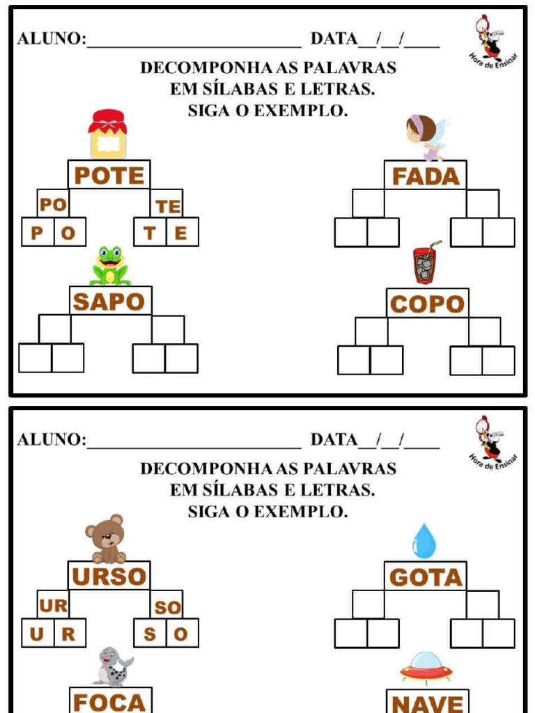 Decompor Palavras | PDF