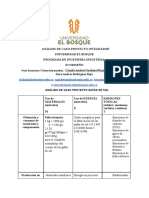 Análisis de caso proyecto gafas de sol