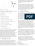 Writing Chapter One of Research Projects | PDF | Hypothesis | Cognition