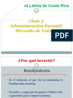 Clase 3 - Admi. Bursatil - Mercado Bursatil